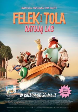 Felek i Tola ratują las 2D dubbing plakat