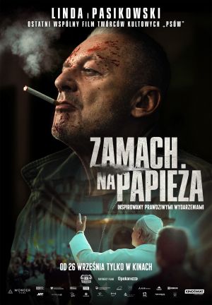 Zamach na papieża plakat