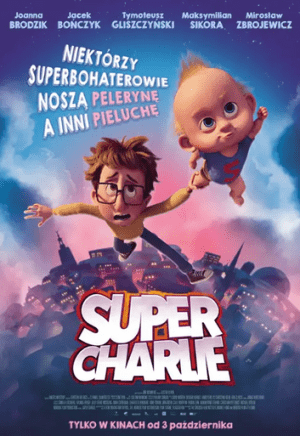 Super Charlie 2D dubbing plakat