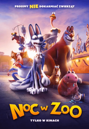 Noc w Zoo 2D dubbing plakat