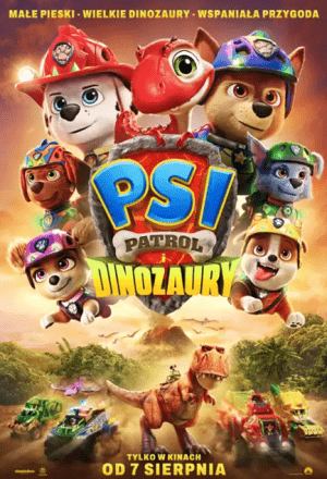 Psi Patrol i dinozaury plakat