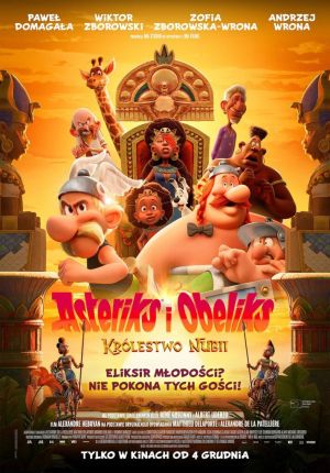 Asteriks i Obeliks: Królestwo Nubii 2D dubbing plakat