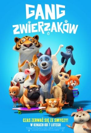Gang zwierzaków 2D dubbing plakat