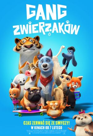 Gang zwierzaków 2D dubbing plakat