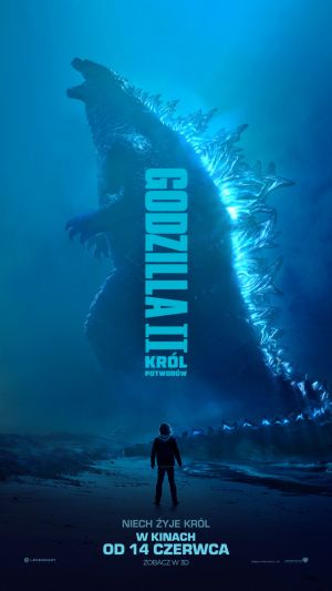 Godzilla II: Król potworów 2D dubbing plakat