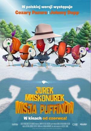 Jurek Maskonurek: Misja Puffinów 2D dubbing plakat