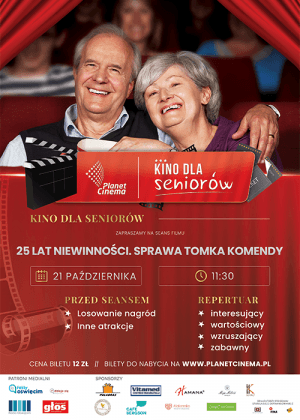25 lat niewinności. Sprawa Tomka Komendy - Kino dla Seniorów plakat