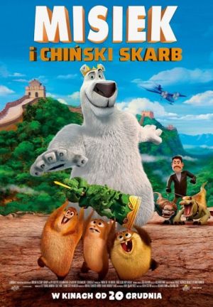Misiek i chiński skarb 2D dubbing plakat
