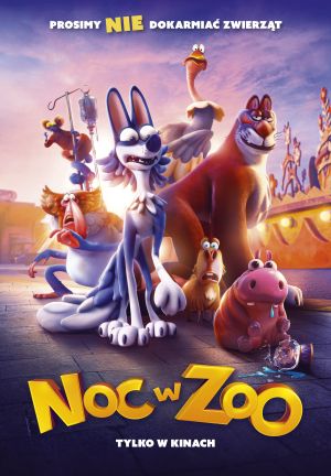 Noc w zoo plakat