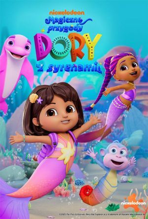 Magiczne przygody Dory z Syrenami 2D dubbing plakat