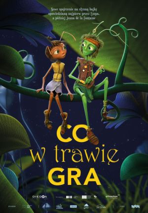 Co w trawie gra plakat
