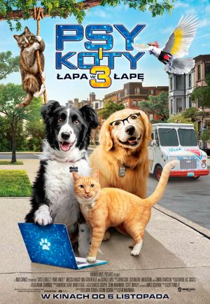 Psy i koty 3: Łapa w górę plakat