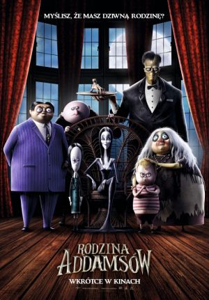 Rodzina Addamsów 2D dubbing plakat