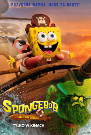 SpongeBob: Klątwa pirata 2D dubbing plakat