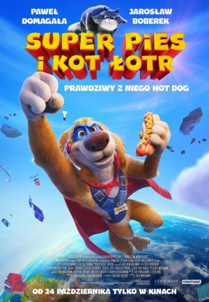 Super pies i kot łotr 2D dubbing plakat