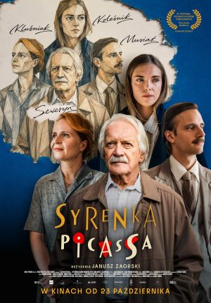 Syrenka Picassa plakat