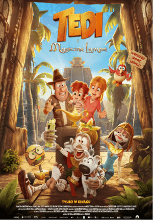 Tedi i magiczna lampa 2D dubbing plakat