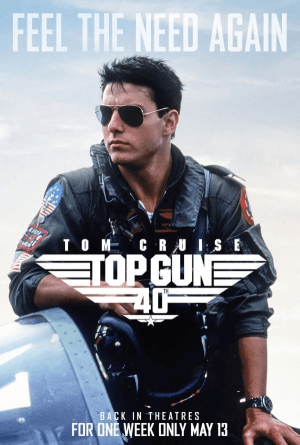 Top Gun 40. Rocznica plakat