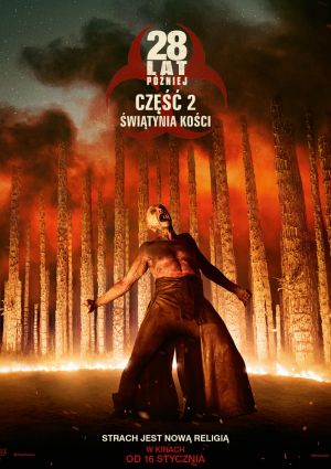 Plakat filmu 28 lat później- Część 2: Świątynia kości