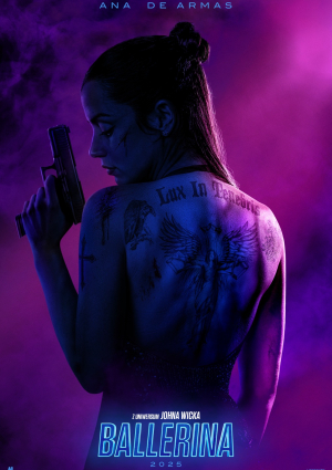 Plakat filmu Ballerina. Z uniwersum Johna Wicka