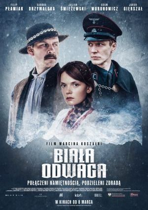 Plakat filmu Biała odwaga
