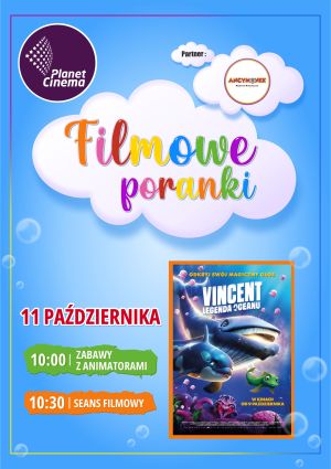 Plakat filmu Filmowe Poranki: Vincent. Legenda oceanu 2D dubbing 