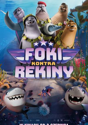 Plakat filmu Foki kontra rekiny 2D dubbing