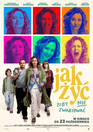 Plakat filmu Jak żyć, żeby nie zwariować