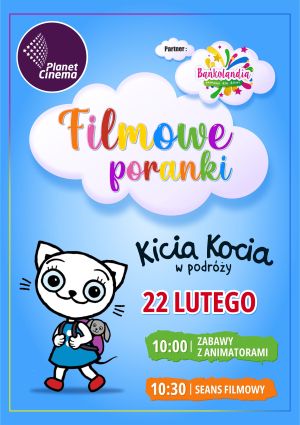 Plakat filmu Filmowe Poranki: Kicia Kocia w podróży