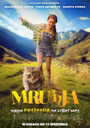 Plakat filmu Mru i ja: Wielka przygoda na cztery łapy