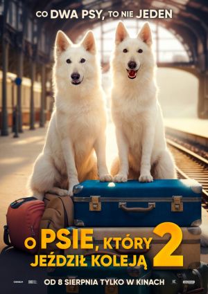 Plakat filmu O psie, który jeździł koleją 2