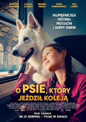 Plakat filmu O psie, który jeździł koleją