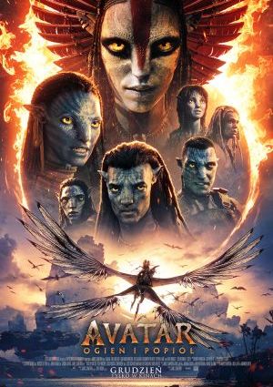 Plakat filmu Avatar: Ogień i popiół 3D dubbing
