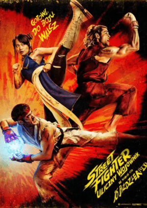 Plakat filmu Street Fighter. Uliczny Wojownik