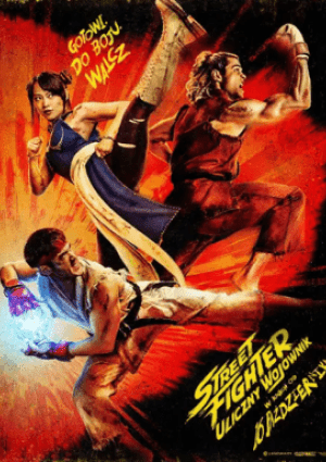 Plakat filmu Street Fighter. Uliczny Wojownik