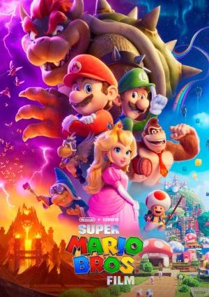 Plakat filmu Super Mario Bros. Film 2D dubbing