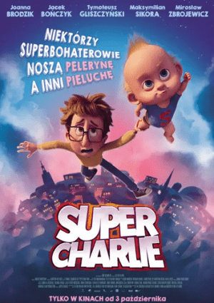 Plakat filmu Super Charlie 2D dubbing