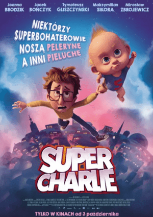 Plakat filmu Super Charlie 2D dubbing