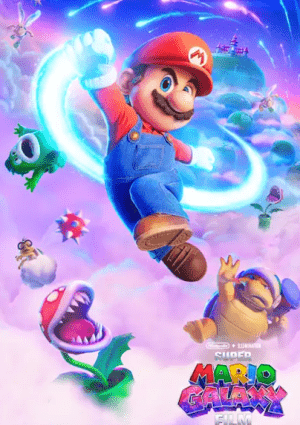 Plakat filmu Super Mario Galaxy Film