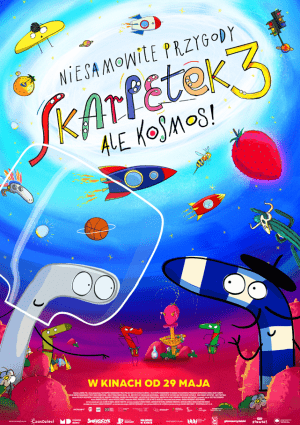 Plakat filmu Niesamowite przygody skarpetek 3. Ale kosmos! 2D dubbing