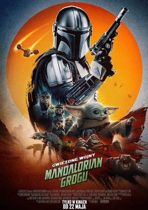 Plakat filmu Mandalorian i Grogu 2D dubbing