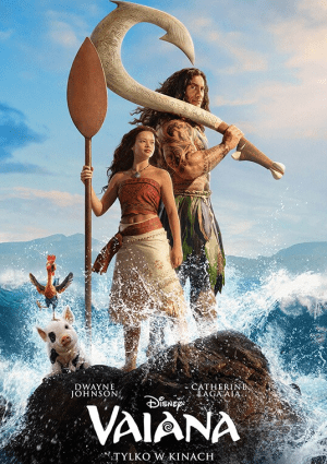 Plakat filmu Vaiana 2D dubbing