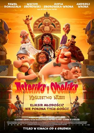 Plakat filmu Asteriks i Obeliks: Królestwo Nubii 2D dubbing