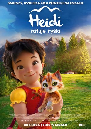 Plakat filmu Heidi ratuje rysia
