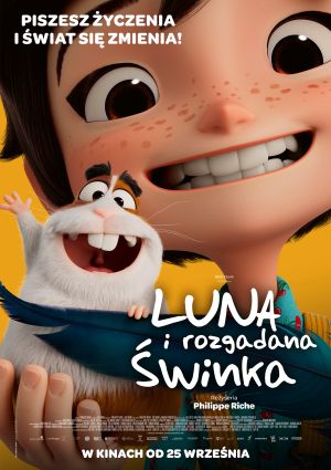 Plakat filmu Luna i Rozgadana Świnka