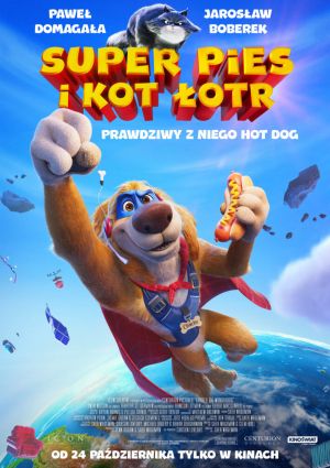 Plakat filmu Super pies i kot łotr 2D dubbing