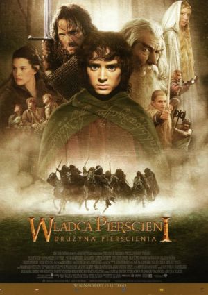 Plakat filmu Władca Pierścieni: Drużyna Pierścienia (wersja rozszerzona)